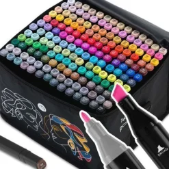 Nukido NK-914 Alkoholmarker mit Tasche, 168 Stück