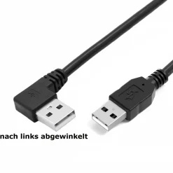 N39 USB 2.0 Kabel Adapter Datenkabel USB A auf A Stecker Verbindungskabel 50cm