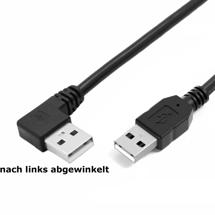 N39 USB 2.0 Kabel Adapter Datenkabel USB A auf A Stecker Verbindungskabel 50cm