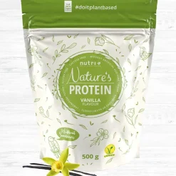 Nutri-Plus Natures Protein 500g - veganes Eiweiß ohne Zusätze