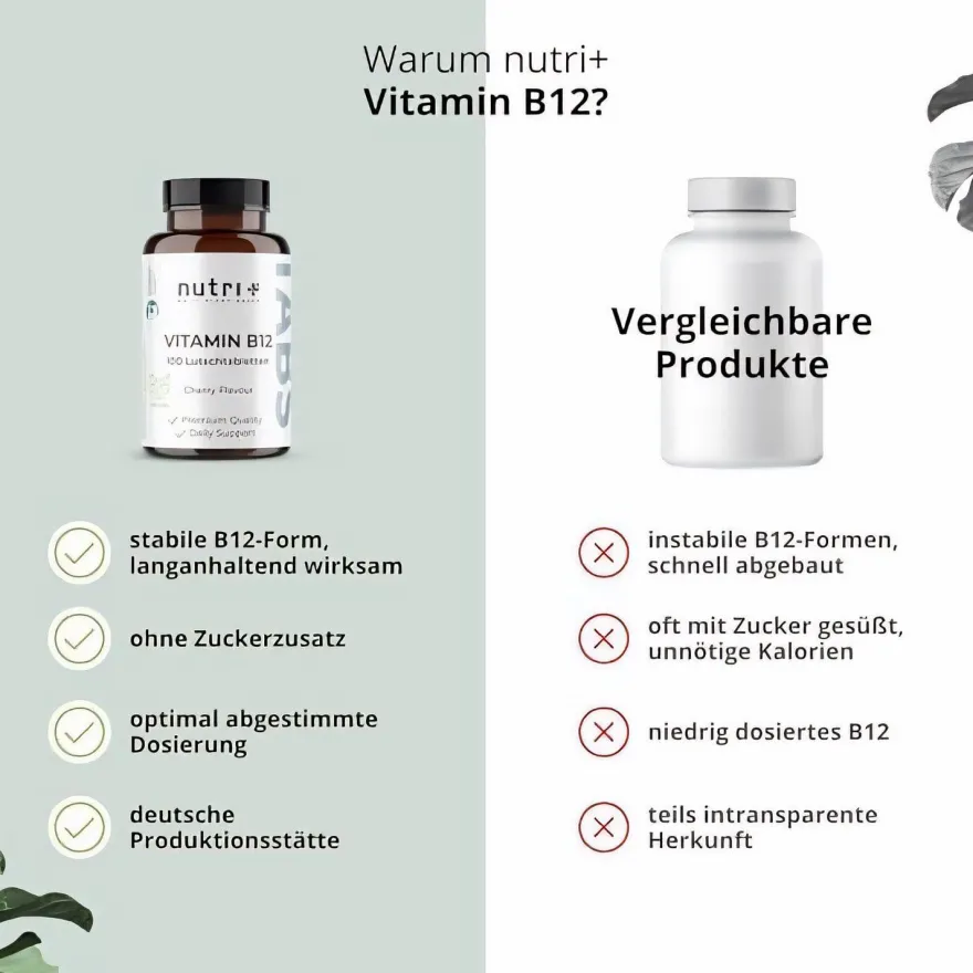 Nutri + Vitamin B12 Lutschtabletten