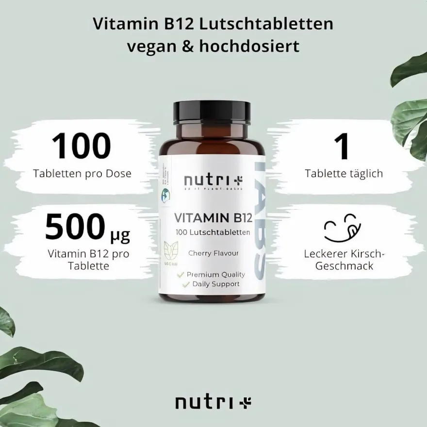 Nutri + Vitamin B12 Lutschtabletten
