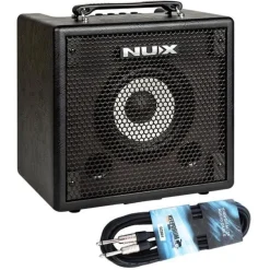 NUX Mighty Bass 50BT Verstärker mit Klinkenkabel