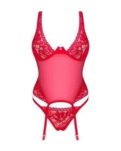Obsessive Heartina Corsage Set rot M/L