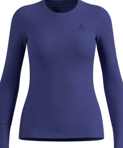 Odlo Damen Bl Top Crew Neck Long-Sleeve Merino 200 111601