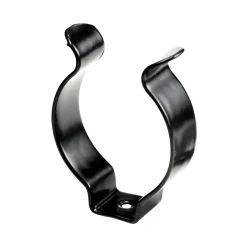 Offene Federstahlklammer Tool Clip, schwarz beschichtet