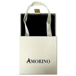 Ohrringe Ohrhänger Blatt Tropenblatt Anhänger Kaffee Creme-Beige Amorino
