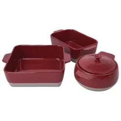 Olympia Bräter rot taupe 4,2L,1 Stück rechteckig