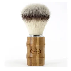 Omega Rasierpinsel 46831 Hi Brush mit Griff aus Bambusholz