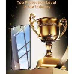 OMOTON Panzerglas für Samsung Galaxy S25 (6,2 Zoll) - 3 + 2 Stück, Kameraschutz