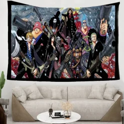 ONE PIECE Wandbehänge Nami Zoro Tapestry Hintergrund Tuch Schlafzimmer Wanddekoration