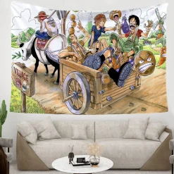 ONE PIECE Wandbehänge Nami Zoro Tapestry Hintergrund Tuch Schlafzimmer Wanddekoration