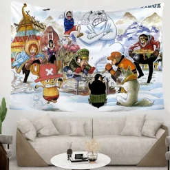 ONE PIECE Wandbehänge Nami Zoro Tapestry Hintergrund Tuch Schlafzimmer Wanddekoration