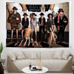 ONE PIECE Wandbehänge Nami Zoro Tapestry Hintergrund Tuch Schlafzimmer Wanddekoration