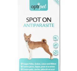 OptiPet Zecken- und Flohschutz 24x1,5ml Spot-On Hund Schutz gegen Parasiten, Milben