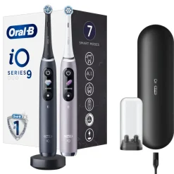 Oral-B iO Series 9 Duo Black Onyx/Rose Quartz Zahnbürste