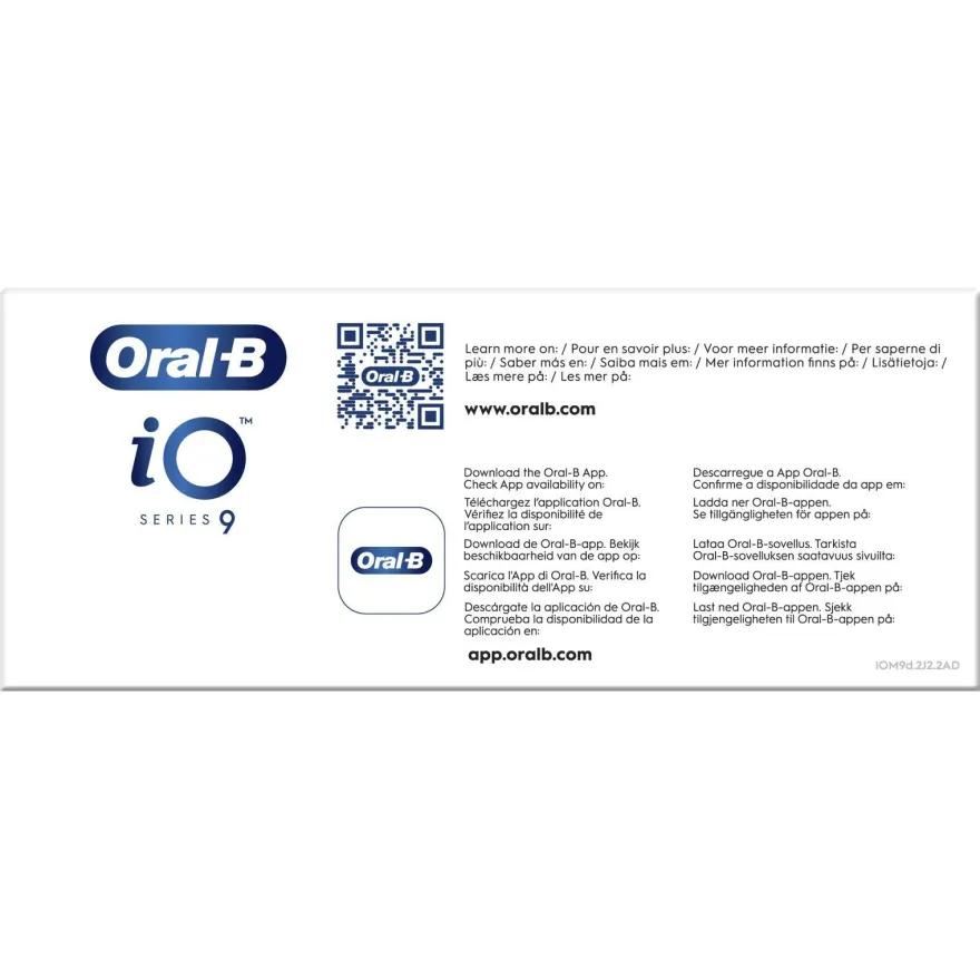 Oral-B iO Series 9 Duo Black Onyx/Rose Quartz Zahnbürste