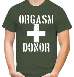 Orgasm Donor Männer T-Shirt | Spruch JGA Film Geschenk American Pie Stifler