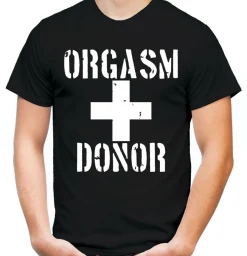 Orgasm Donor Männer T-Shirt | Spruch JGA Film Geschenk American Pie Stifler