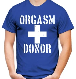 Orgasm Donor Männer T-Shirt | Spruch JGA Film Geschenk American Pie Stifler