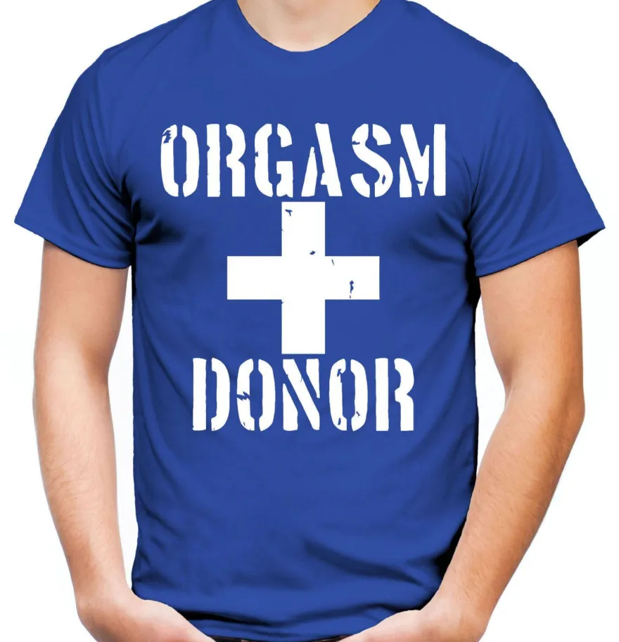 Orgasm Donor Männer T-Shirt | Spruch JGA Film Geschenk American Pie Stifler