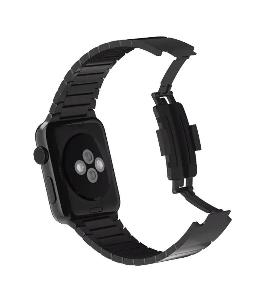 Original Apple Link Bracelet Armband 38/40/41mm MUHK2ZM/A Space Black 17cm Wie Neu