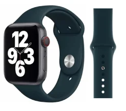 Original Apple Sport Armband S/M 38/40/41mm MJK43ZM/A Mallard Green Sehr Gut