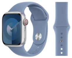 Original Apple Sport Armband S/M + M/L 38/40/41mm MP783ZM/A Slate Blue Sehr Gut