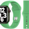 Original Apple Sport Armband S/M + M/L 38/40/41mm MN2C3ZM/A Bright Green Sehr Gut