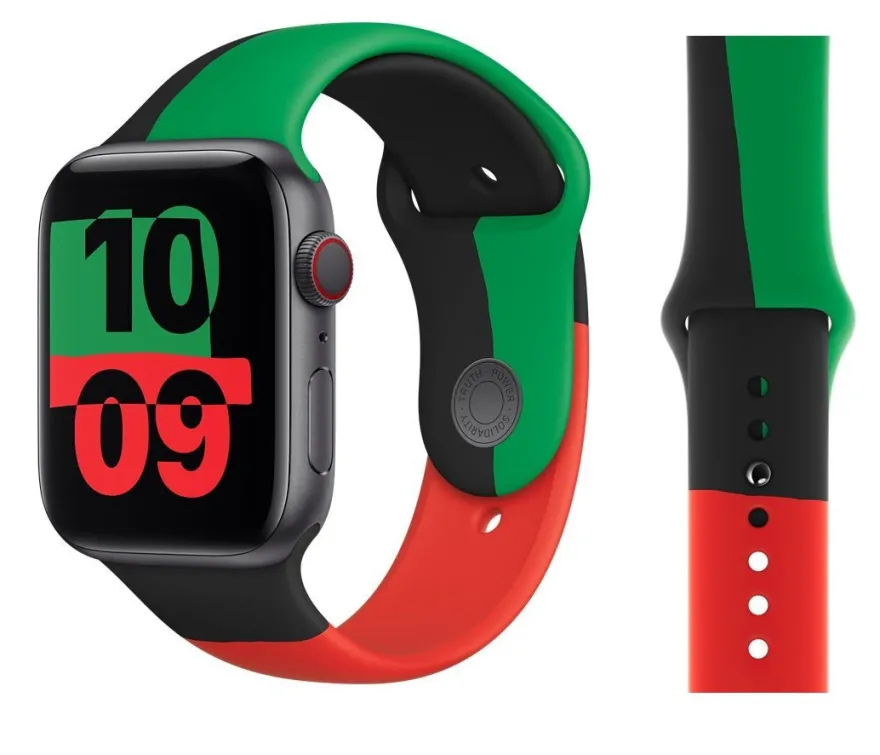 Original Apple Sport Armband M/L 42/44/45mm MJ4W3ZM/A Black Unity