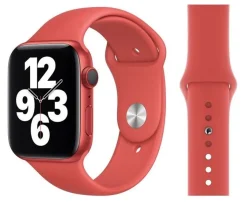 Original Apple Sport Armband S/M + M/L 42/44/45mm MYAV2ZM/A (Product) Red 4. Gen