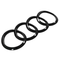 Original Audi A5 (B9 F5) Sportback Zeichen schwarz Heckklappe Ringe BlackEdition