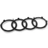 Original Audi Ringe Zeichen Kühlergrill Black Edition Emblem Blackline schwarz