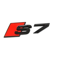 Original Audi S7 Schriftzug schwarz Tuning Black Edition Emblem 4K8071804
