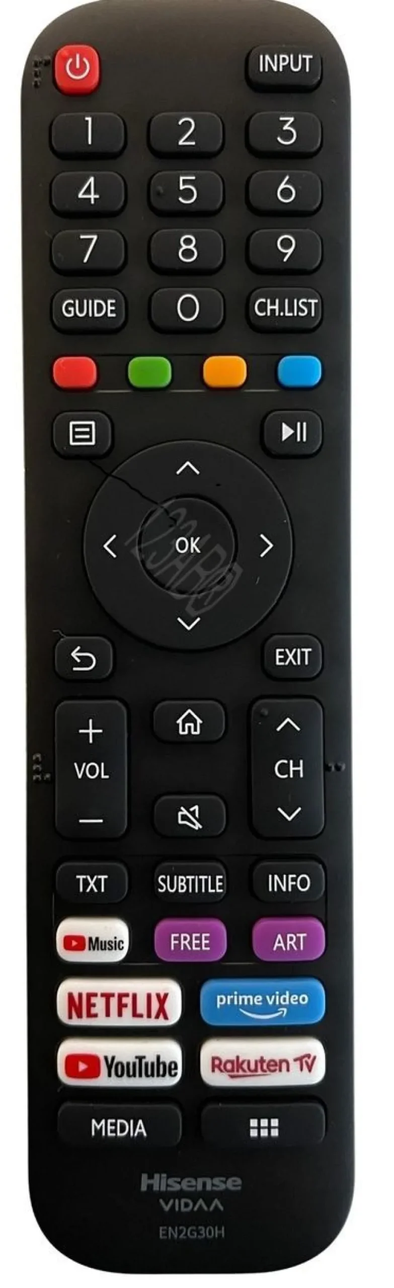 Originale Hisense TV Fernbedienung f?r HE43A6103FUWTS | HE43A6109FUWTS | HE50A6103FUW