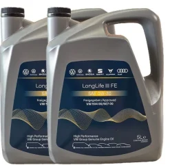 Original VW Motoröl 0W-30 LongLife III FE 2x5 Liter VW 50400 VW 50700