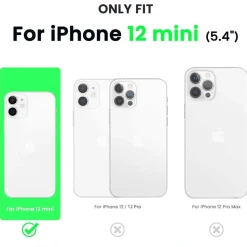 Ornarto iPhone 12 Mini 5,4 Case Ultra Dünn Flüssig Silikon Schutzhülle