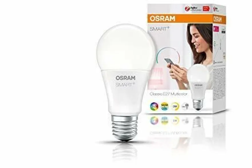 OSRAM Smart+ LED ZigBee E27 10W RGB tunable dimmbar EEK G (Spektrum A bis G)