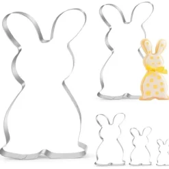 Oster Ausstecher Set, Plätzchen Ausstechformen Hase 5tlg. Keksform Edelstahl