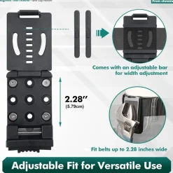 otuiaim Magnetische Werkzeughalterung Gürtelclip mit verriegelbarem Verschluss