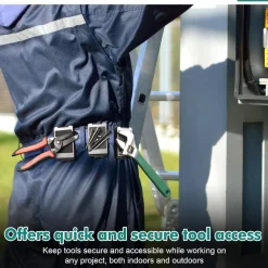 otuiaim Magnetische Werkzeughalterung Gürtelclip mit verriegelbarem Verschluss