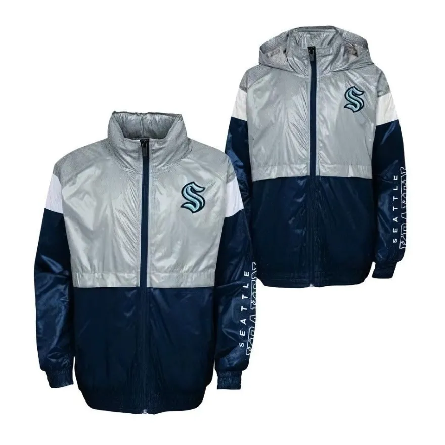 Outerstuff Jungen Sportartikel Kinder Jacke GOAL LINE STANCE FZ Windbreake