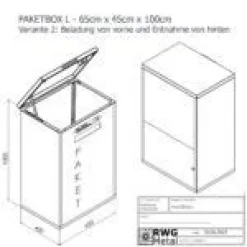 Paketbox L für große Pakete