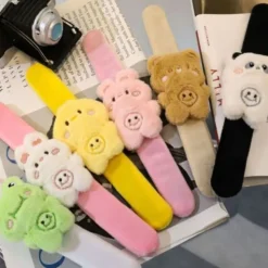 Panda Frosch Armband Plüsch Spielzeug PlüschtiereTierklatscharmband