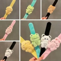Panda Frosch Armband Plüsch Spielzeug PlüschtiereTierklatscharmband