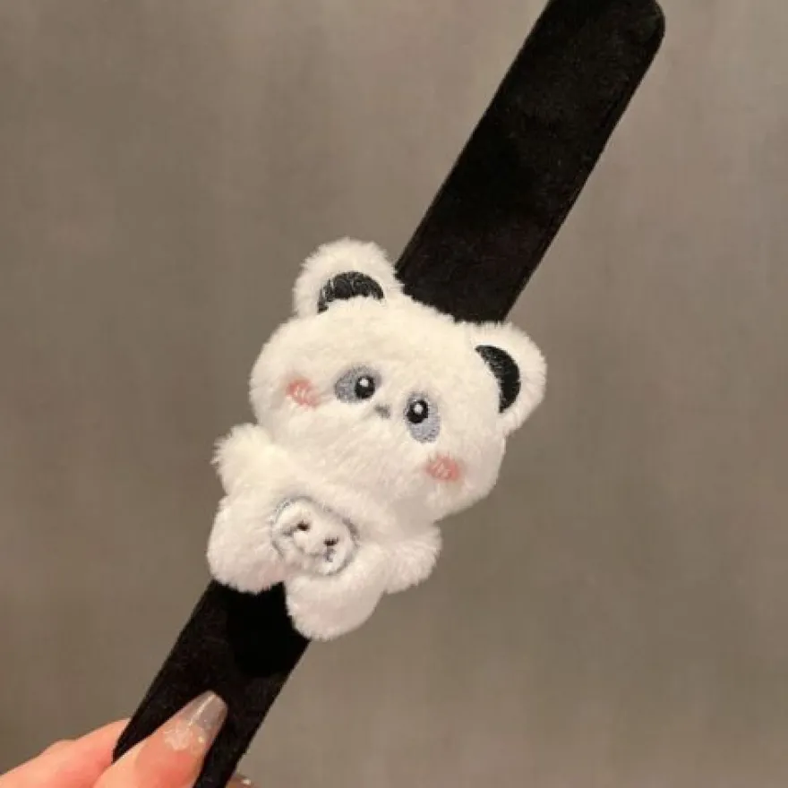 Panda Frosch Armband Plüsch Spielzeug PlüschtiereTierklatscharmband