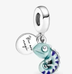 Pandora Farbwechselndes Chamäleon Charm-Anhänger 925 Sterling-Silber voll gestempelt