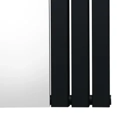 Paneelheizkörper & Spiegel Heizgerät Modern Vertikal Schwarz 1800 x 425mm