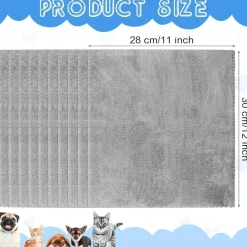 Panelee 10x Waschbare Haustierdecken für Hunde, Meerschweinchen, Katze