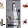 Panngu Fliegengitter Balkontür Magnet 155x240cm Weiß - Verstärkter